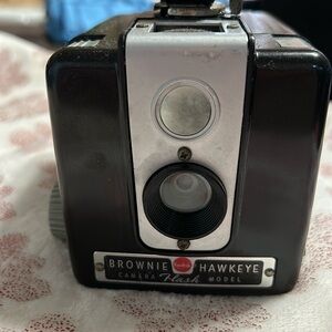 Kodak Brownie Hawkeye Vintage Camera Black